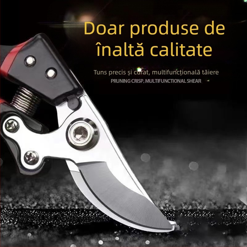 Foarfă de tăiat crengi – multifuncțională, lamă ascuțită și durabilă, lamă din oțel inoxidabil, diametru de tăiere 3