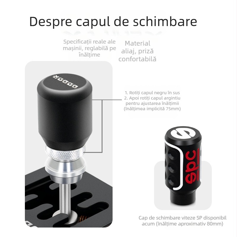 Schimbător de viteze pentru PC – simulare cu senzor Hall liniar | Brand: ODDOR | Model: BHPC01 | Stare: Nou