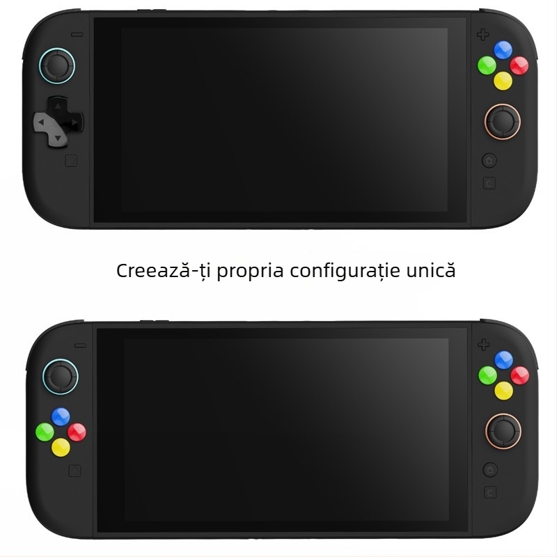 Capace D-Pad din silicon NS2 Switch, generația a 2-a, pentru taste cu cruce și săgeți circulare
