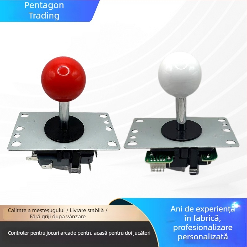 Joystick de joc arcade, Original rocker, interfaţă 5P, 1 jucător, pentru 9+ ani