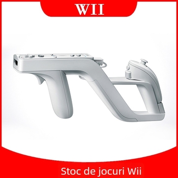 Aparat volan pentru Nintendo Wii/Wii U – suport Zapper pistol, imitatie, stil submașină