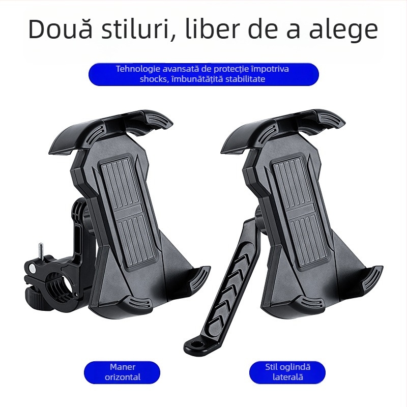 Suport pentru telefon pentru biciclete și motociclete — antișoc, suport fix pentru navigație, personalizabil, corp din plastic