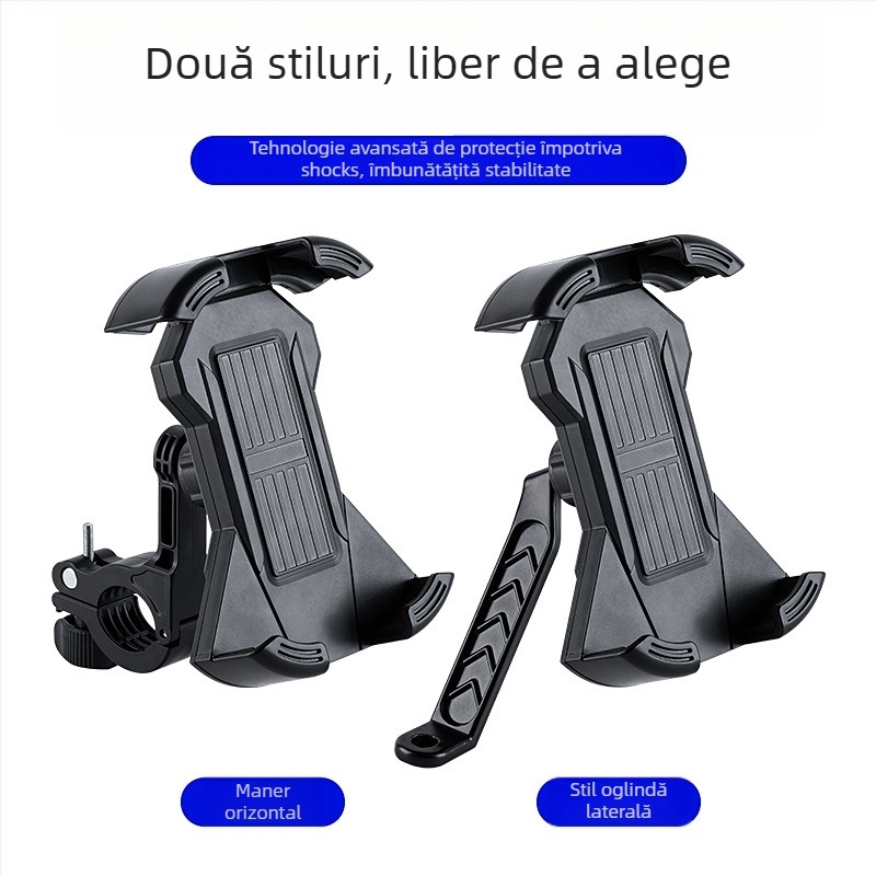 Suport pentru telefon pentru biciclete și motociclete — antișoc, suport fix pentru navigație, personalizabil, corp din plastic