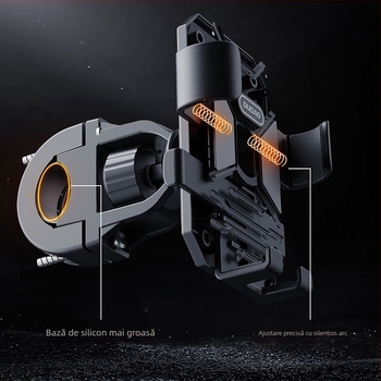 DUDAO Unique F7C Suport pentru telefon — Montură din plastic pentru biciclete electrice, motociclete și scutere (Model F7C)