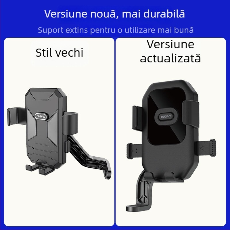 DUDAO Unique F7C Suport pentru telefon — Montură din plastic pentru biciclete electrice, motociclete și scutere (Model F7C)