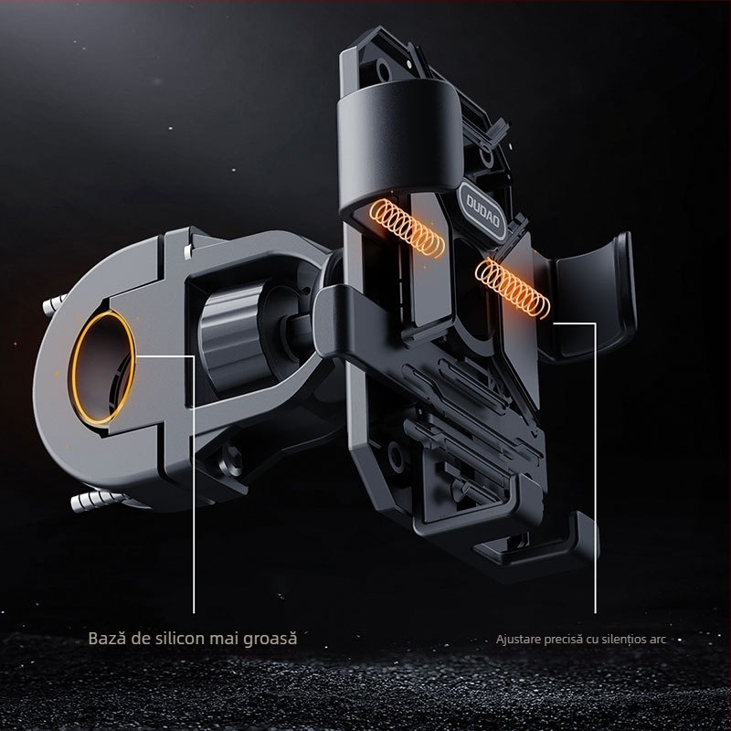 DUDAO Unique F7C Suport pentru telefon — Montură din plastic pentru biciclete electrice, motociclete și scutere (Model F7C)