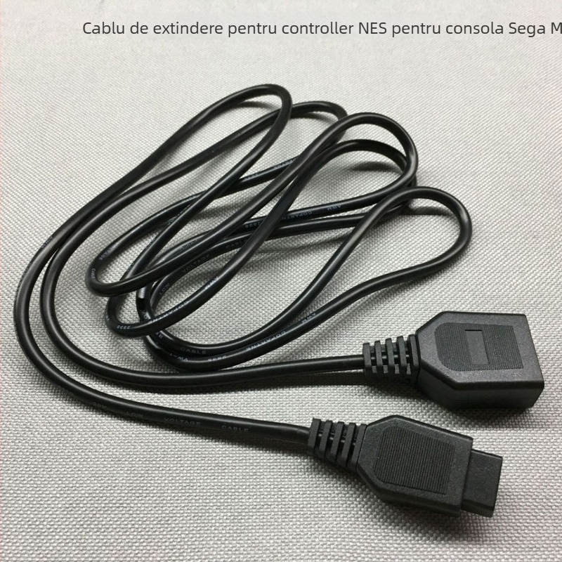 Cablu extensie pentru controler Sega MD, interfață cu 9 pini, izolație PVC, nucleu din cupru
