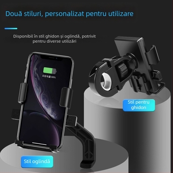Suport pentru telefon pentru biciclete electrice și motociclete – suport universal din plastic, model Y02