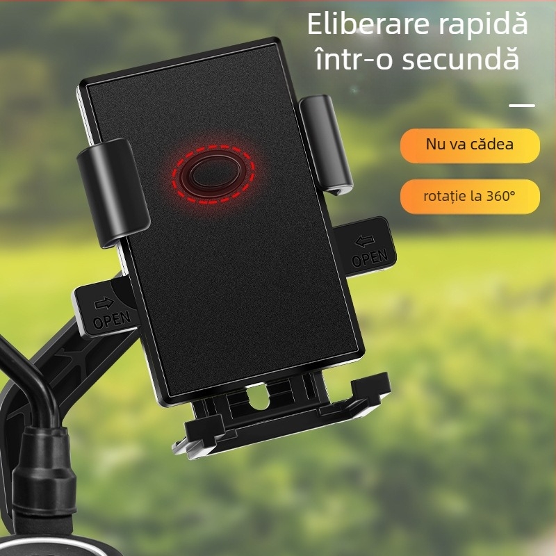 Suport pentru telefon pentru biciclete electrice și motociclete – suport universal din plastic, model Y02