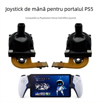 Joystick portabil pentru streaming PS5 pentru PlayStation Portal — joystick stânga și dreapta, interfață cablată, compatibil cu controlerul PS5 Portal, plastic și metal