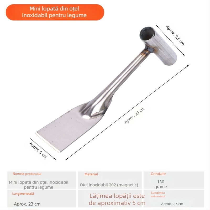 Lopată de grădină pentru transplantarea florilor și legumelor (Origine: Shandong; Brand: Wallison; Model: mai multe dimensiuni)