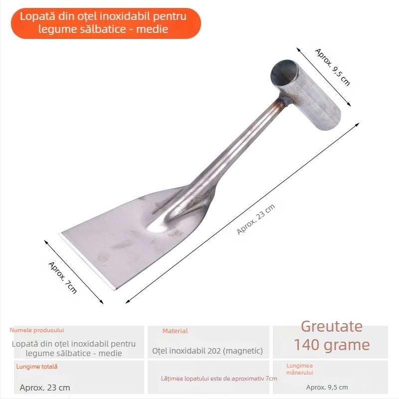 Lopată de grădină pentru transplantarea florilor și legumelor (Origine: Shandong; Brand: Wallison; Model: mai multe dimensiuni)