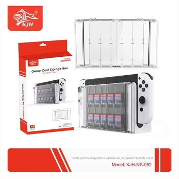 Cutie de depozitare pentru carduri de joc Nintendo Switch OLED, compatibilă cu NS/NS OLED, material PC, personalizare OEM, logo imprimat
