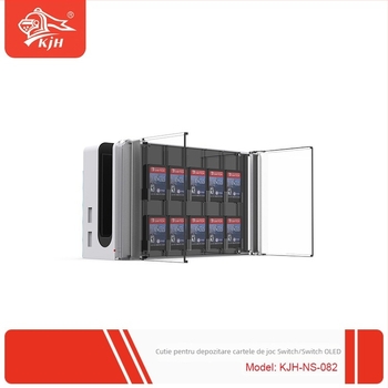 Cutie de depozitare pentru carduri de joc Nintendo Switch OLED, compatibilă cu NS/NS OLED, material PC, personalizare OEM, logo imprimat