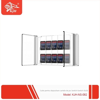 Cutie de depozitare pentru carduri de joc Nintendo Switch OLED, compatibilă cu NS/NS OLED, material PC, personalizare OEM, logo imprimat