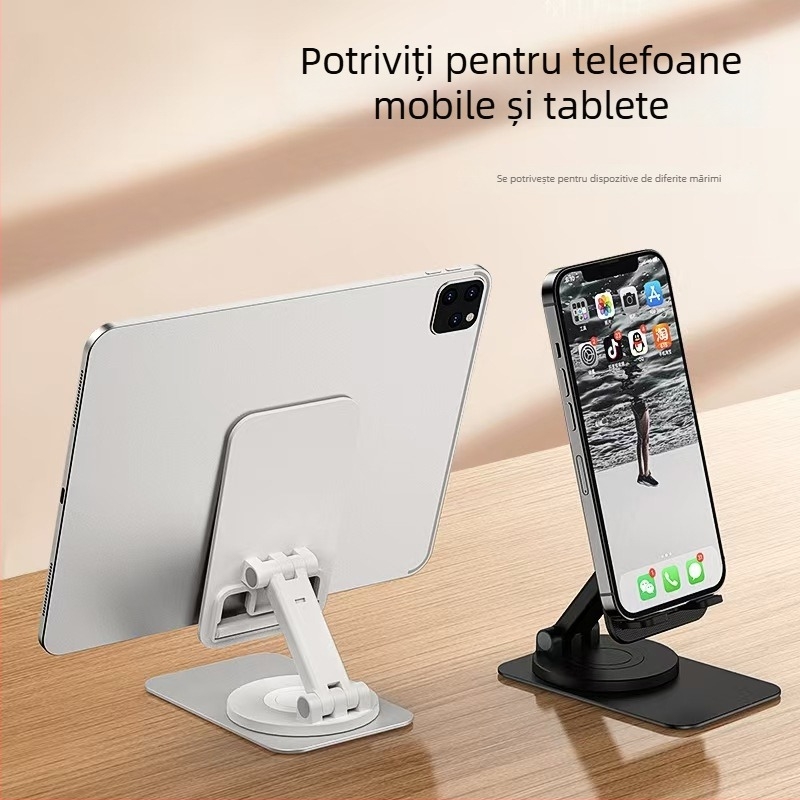 Suport de birou pentru telefon și tabletă – universal, material plastic și aliaj de aluminiu, compatibil universal, personalizare disponibilă