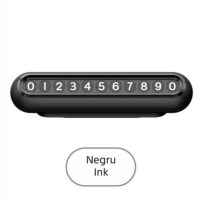 Placă temporară de parcare, fixare magnetică, model X07, material plastic, origine Shenzhen, imprimare logo disponibil