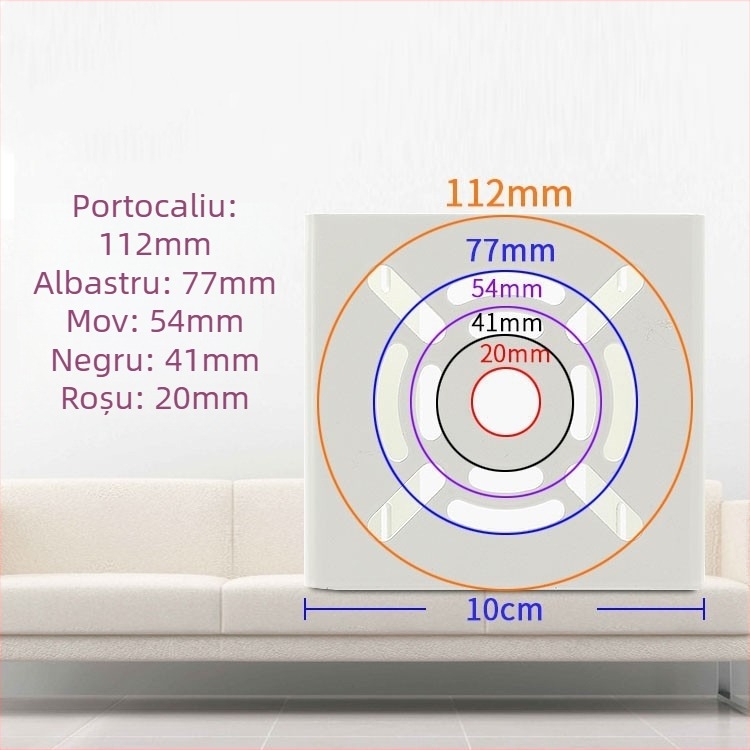 Suport consolidat pentru camere de supraveghere, pentru camere dome și bullet; montaj pe stâlpi, stâlpi de iluminat stradal și stâlpi de telecomunicații (Tip: consolidat; Camere: dome/bullet; Material: placă de oțel; Finisaj: acoperire din plastic)