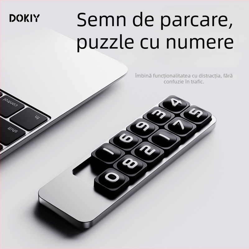 Dokiy semn de parcare din metal luminiscent DK-611 cu logo OK