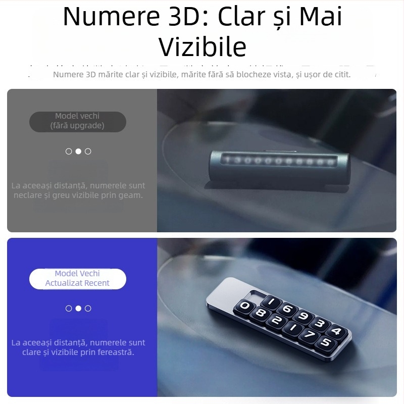 Dokiy semn de parcare din metal luminiscent DK-611 cu logo OK
