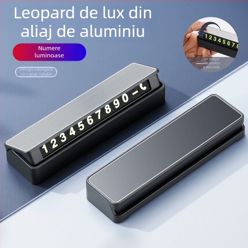 Semn temporar pentru parcare din plastic, model W-10, magnetic, imprimare de logo disponibilă, personalizare