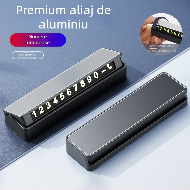 Semn temporar pentru parcare din plastic, model W-10, magnetic, imprimare de logo disponibilă, personalizare