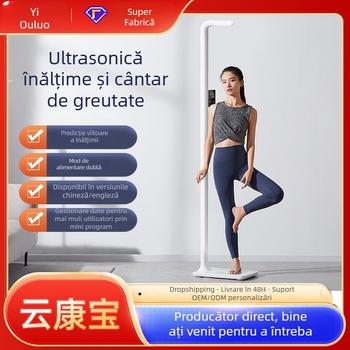 Cântar electronic inteligent cu măsurare ultrasonică, Bluetooth și anunțuri vocale, BMI, model CP30C