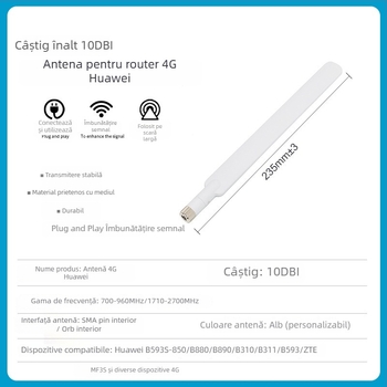 Antena pentru router Huawei B315/B310 – 4G LTE, câștig înalt, Liyan Communications
