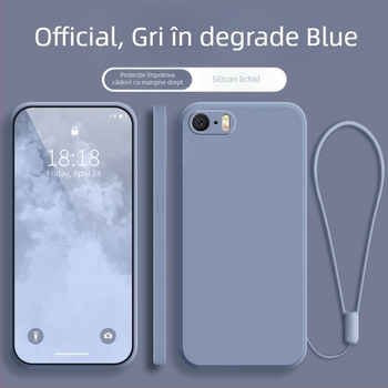 Husă telefon iPhone SE serie, design minimalist, protecție anti-cadere, prelucrare prin presare la cald