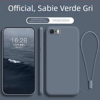 Husă telefon iPhone SE serie, design minimalist, protecție anti-cadere, prelucrare prin presare la cald