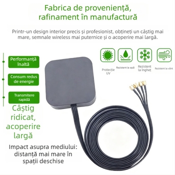 Antena de cabinet pentru module DTU/NB/3G/4G – antenă universală patru în unu, bandă completă 4G/5G