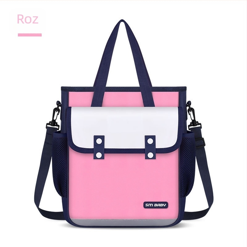 Geantă pentru lecții suplimentare din Oxford cu căptușeală din nylon, ultra-ușoară, rezistentă la uzură, reflectorizantă pentru siguranță nocturnă, unisex, potrivită pentru învățământul primar, imprimeu anime