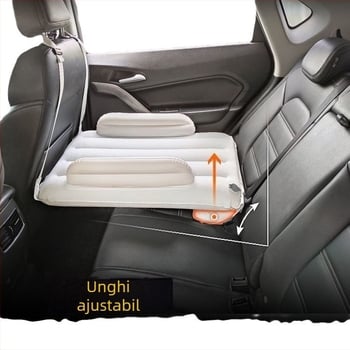 Saltea gonflabilă pentru bancheta din spate, pentru călătorii cu bebeluș și copil (Compatibilitate universală cu mașinile; Metodă de umflare: Altă; Fără personalizare)