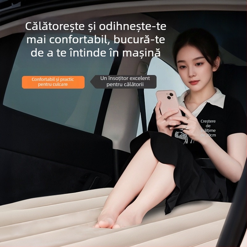 Saltea gonflabilă auto pentru portbagaj Tesla Model Y – Enjoy Space, suprafață PVC, greutate 3,7 kg, sarcină maximă 300 kg