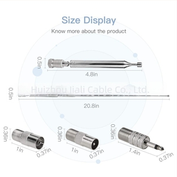 Antena FM cu tijă 7120F, set de patru piese