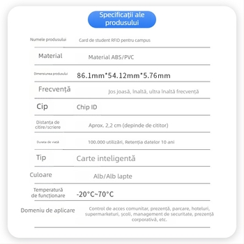Carte ID a campusului cu slot SIM și RFID 13.56 MHz M1 - Antwei ATWE-99-0001-020
