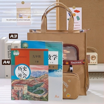 Geantă tote pentru copii – material Oxford, impermeabilă, ultra-ușoară, rezistentă la uzură, model anime