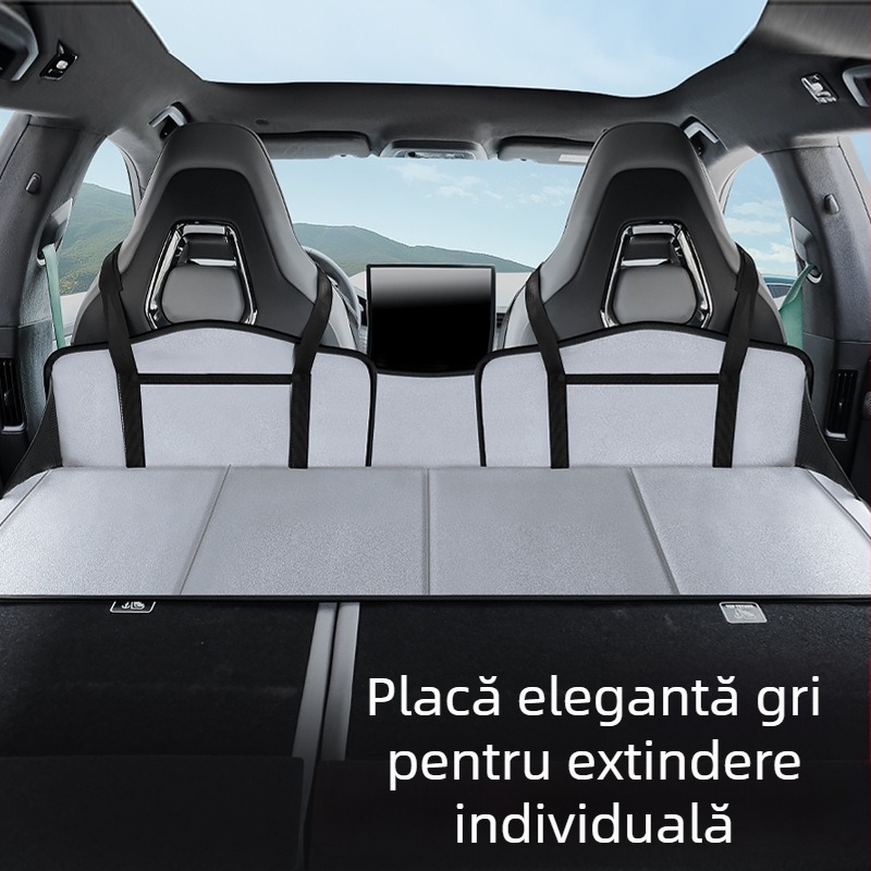 Covoraș de dormit pentru spatele SUV-ului — panou extensibil pliabil, material flocking, model 005, greutate 1,2 kg, sarcină maximă 200 kg, nu necesită umflare