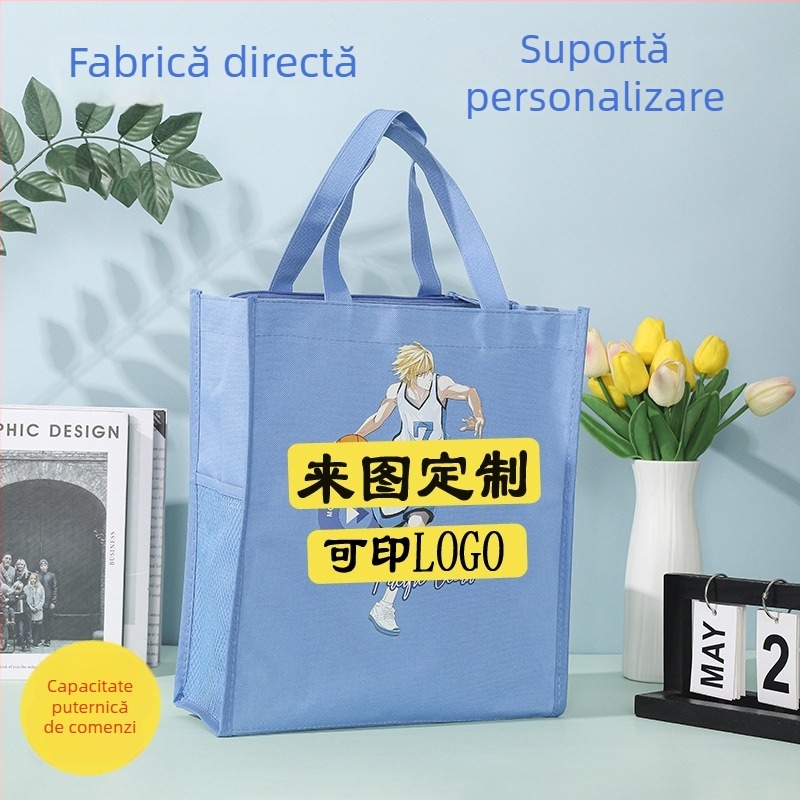 Geantă de studiu pentru pregătire suplimentară: material Oxford, compartiment interior dublu, imprimare de logo disponibilă, personalizare disponibilă, potrivită pentru pregătiri în afara școlii