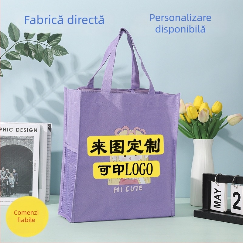 Geantă de studiu pentru pregătire suplimentară: material Oxford, compartiment interior dublu, imprimare de logo disponibilă, personalizare disponibilă, potrivită pentru pregătiri în afara școlii