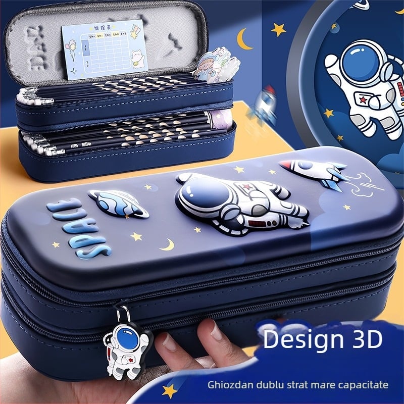 Kaba Bear 3D penar, EVA, stil coreean, dublu strat, unisex