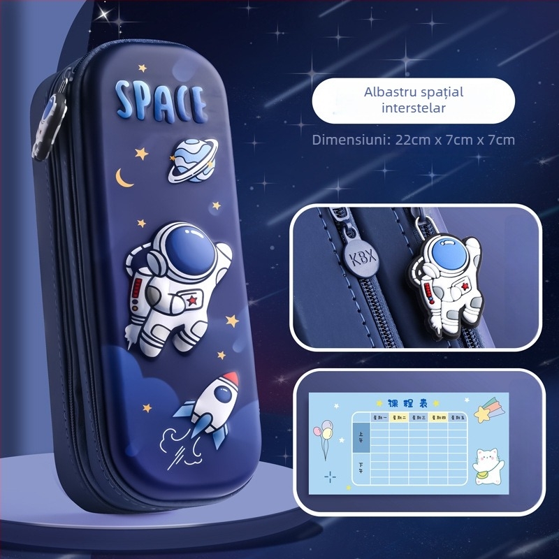 Kaba Bear 3D penar, EVA, stil coreean, dublu strat, unisex