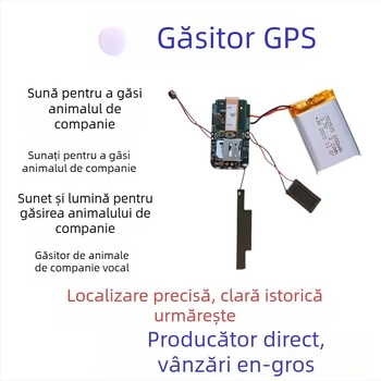 Tracker GPS 4G pentru animale de companie cu precizie 5 m, baterie 15 zile, IP67, alarme multiple