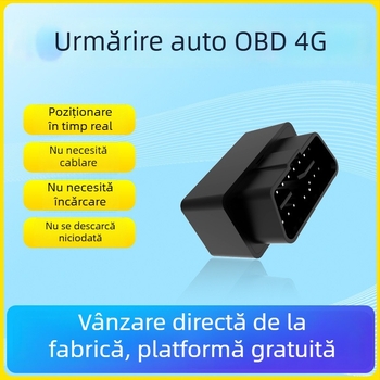 OBD tracker pentru vehicul XY109 | Precizie GPS 10 m | Alarme: vibrație, geofence, viteză excesivă | Baterie polimerică 2 h | Alimentare OBD