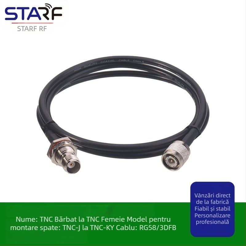 Cablu Extensie RTK/GPS, conector TNC masculin la TNC feminin, montaj posterior, pentru receptor GPS de navigație pe navă — Cod articol: TNC-J la TNC-KY; Brand propriu: Da; Export cross-border exclusiv: Da