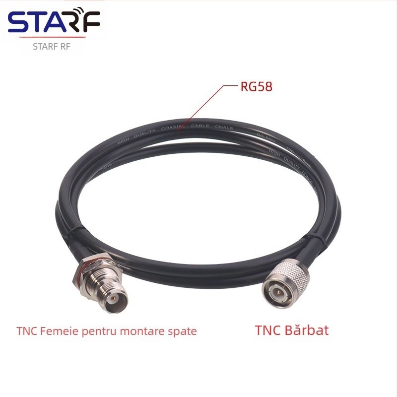 Cablu Extensie RTK/GPS, conector TNC masculin la TNC feminin, montaj posterior, pentru receptor GPS de navigație pe navă — Cod articol: TNC-J la TNC-KY; Brand propriu: Da; Export cross-border exclusiv: Da