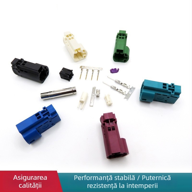Conector auto de înaltă viteză HSD LVDS4+2, 6 pini, izolator din cupru