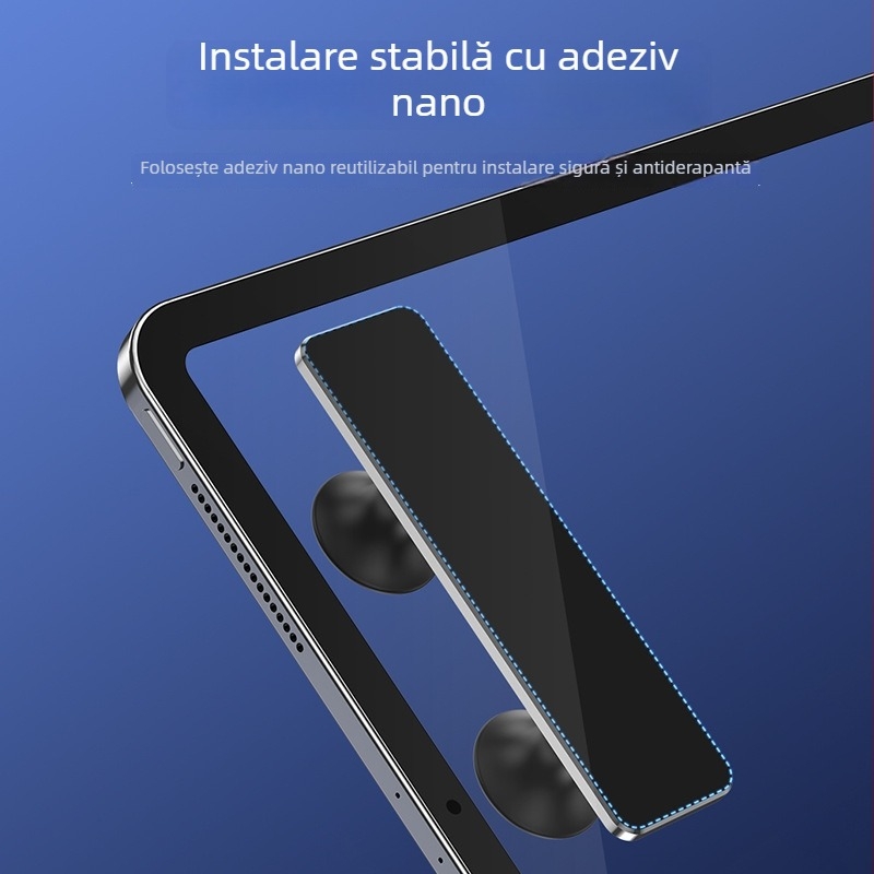 B02 Mâner plat pentru tabletă – aliaj de aluminiu + gel de siliciu, controler de joc fără fir