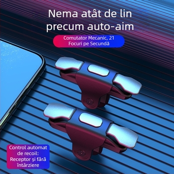 Controler de joc mini fără fir S03, butoane mecanice și feedback de forță, compatibil PC/iOS/Android