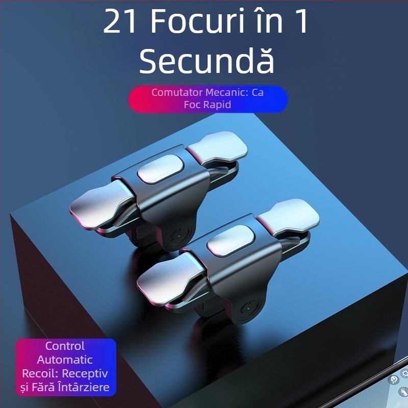 Controler de joc mini fără fir S03, butoane mecanice și feedback de forță, compatibil PC/iOS/Android